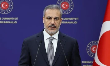 Турскиот министер за надворешни работи Фидан во Брисел на средби посветени на Палестина