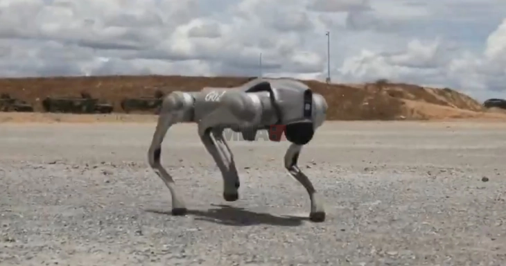 Кина ги обучува своите вооружени „кучиња-роботи“