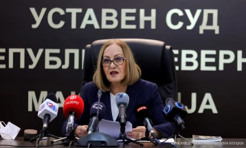 Kacarska to give overview of term as Constitutional Court President, successor to be announced by month's end