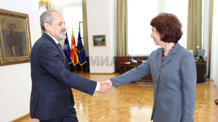 Siljanovska Davkova është takuar me drejtorin e zyrës së Bankës Botërore për Kosovën dhe Maqedoninë e Veriut, Paoluçi