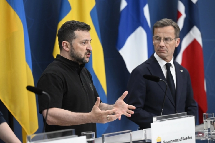 Зеленски потпиша безбедносен договор со Шведска: Само заедно можеме да го запреме лудилото од Москва
