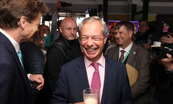 Farage says he'll be ‘bloody nuisance’ as aims to beat Conservatives; doused with milkshake outside pub