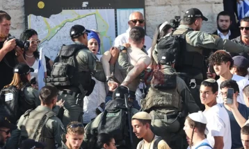 Најмалку 18 уапсени на марш на млади Израелци за „Денот на Ерусалим“