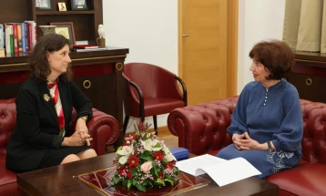 Средба на претседателката Сиљановска Давкова со шведската амбасадорка Ами Ларсон Џеин