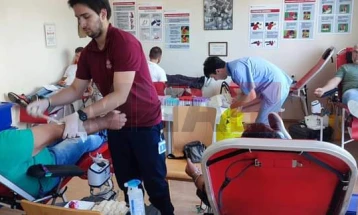 Крводарителска акција со собрани 70 крвни единици во Делчево