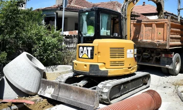 Почеток на градежните активности за реконструкција на фекална канализациска мрежа на улица „Виничка“