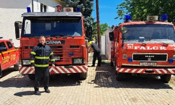 Në Zhelinë fillloi të funksionojë njësiti i disperzuar zjarrfikës i Tetovës