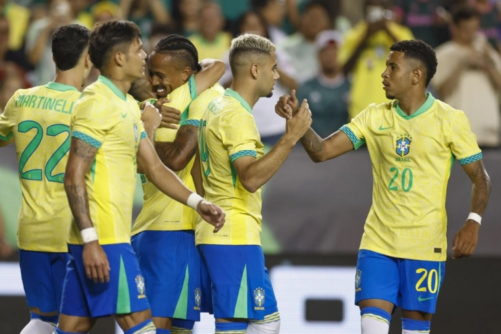 Бразил го победи Мексико со гол во 90+6. минута