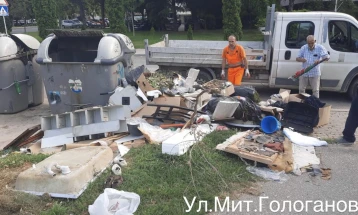 Од почетокот на годинава се отстранети 150 диви депонии на територија на Град Скопје