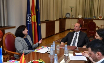 Speaker Gashi meets UN Resident Coordinator Dudziak 