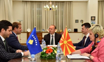 Speaker Gashi meets Kosovo Ambassador Qehaja 