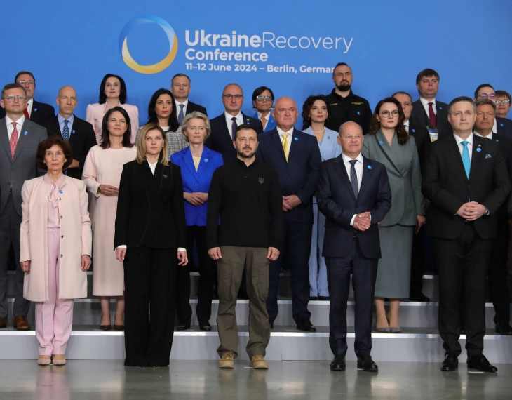 Vazhdon vizita e presidentes Siljanovska- Davkova në Berlin në Konferencën për rindërtimin e Ukrainës