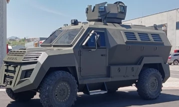 Албанија го претстави првото оклопно воено возило „Made in Albania“