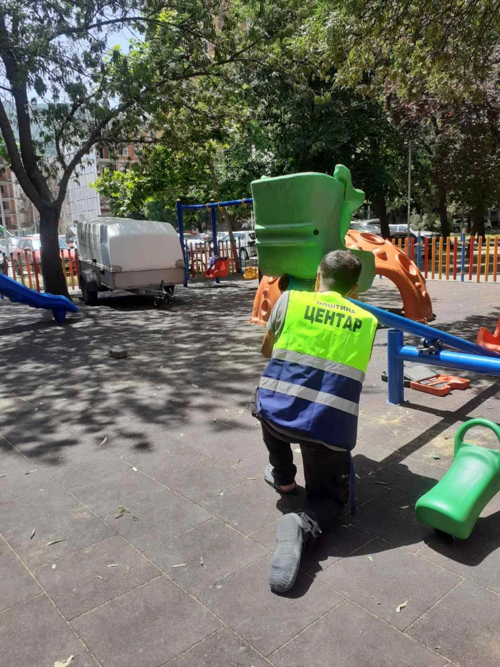 Герасимовски: Детските реквизитите кои беа искршени од вандали се реконструирани или заменети со нови