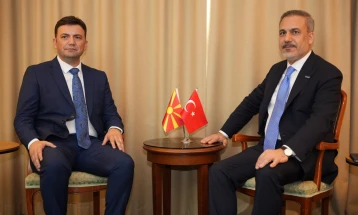 Министерот Османи се сретна со шефот на турската дипломатија Фидан