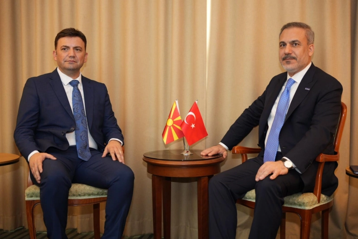 FM Osmani meets Turkish counterpart Fidan