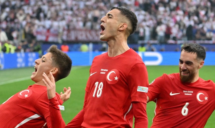 ЕП 2024: Турција ја победи Грузија во возбудлив натпревар