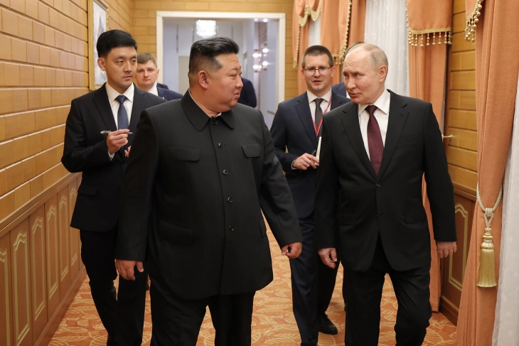 Putin arrives in North Korea on state visit