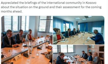 Лајчак разговарал со претставници на меѓународната заедница во Косово за ситуацијата на терен