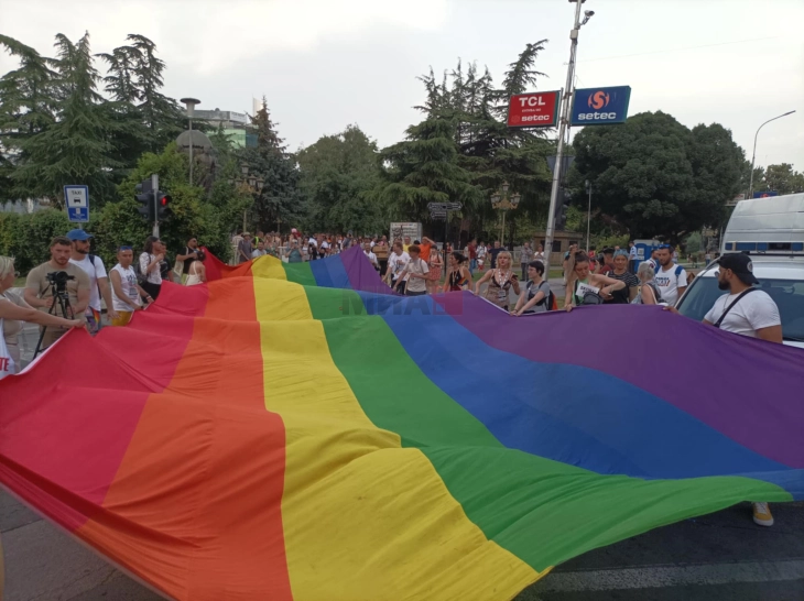 Парада на гордоста во Скопје, ЛГБТ заедницата ги повтори барањата за еднакви можности, недискриминација и социјално вклучување