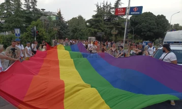 Парада на гордоста во Скопје, ЛГБТ заедницата ги повтори барањата за еднакви можности, недискриминација и социјално вклучување