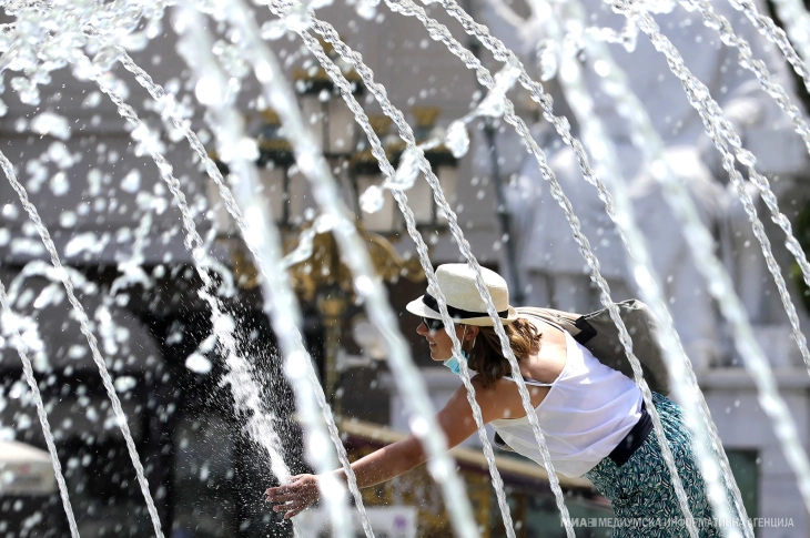 Weather: Sunny with local downpours later; high 39°C