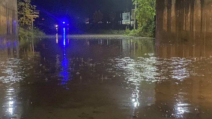 ЦУК: Заглавено семејство во поплавена куќа во село Сиричино