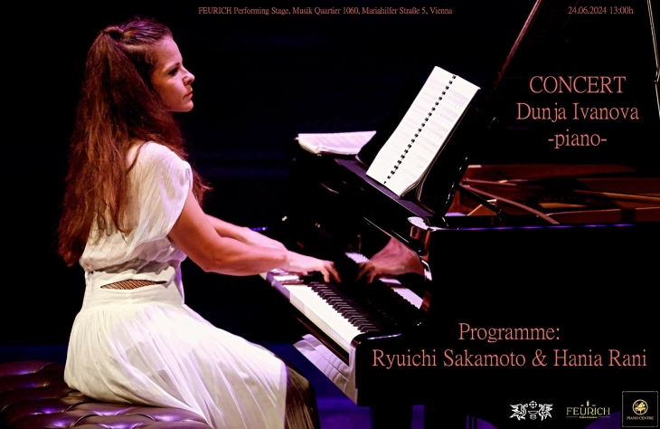 Pianist Dunja Ivanova to give solo concert in Vienna