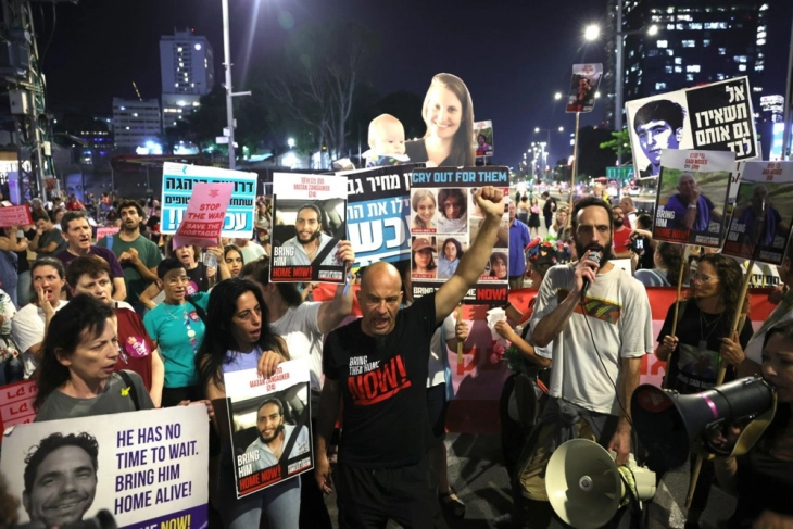 Protesta antiqeveritare në Izrael, protestuesit kërkojnë të pranohet marrëveshja për armëpushim