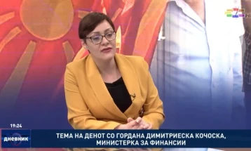 Dimitrieska-Kochoska: Budget revision to provide additional EUR 80 million for increased pensions 