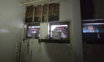 Поплавен Драмски театар - Скопје, министерот Љутков изврши увид