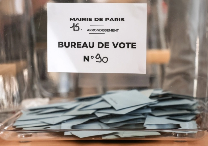 Затворени гласачките места во Франција во првиот круг од вонредните парламентарни избори, рекордна излезност