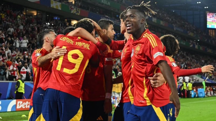 Classy Spain end Georgia's dreams 4-1 to meet hosts Germany at Euros