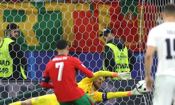 ЕВРО2024: Португалија ја совлада Словенија на пенали за четвртфинале