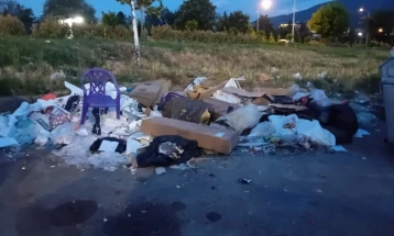 Отстранети 330 кубни метри отпад од диви депонии во неколку скопски општини