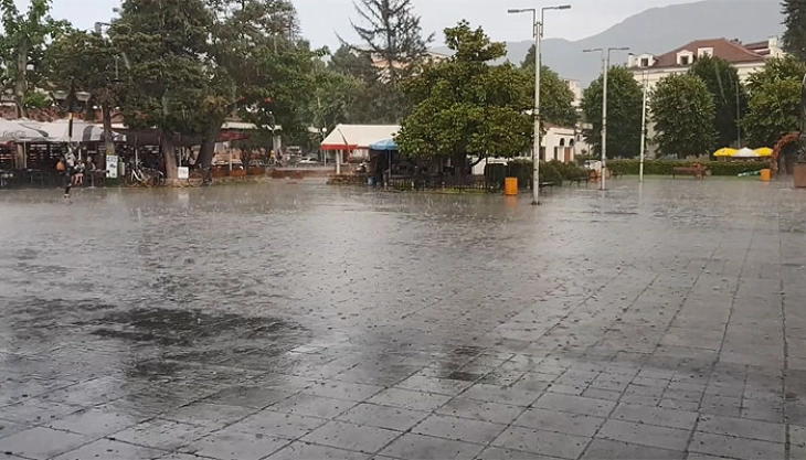 Најмногу дожд наврнал во Охрид