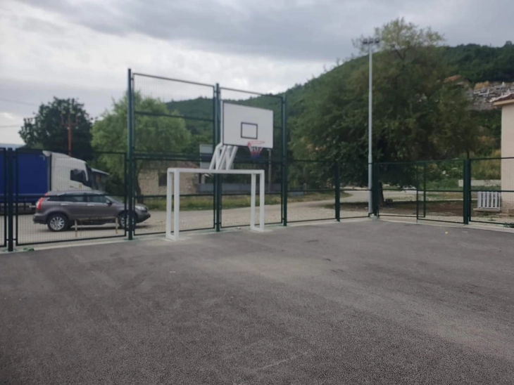 Ново мултифункционално игралиште во дебрчкото село Злести