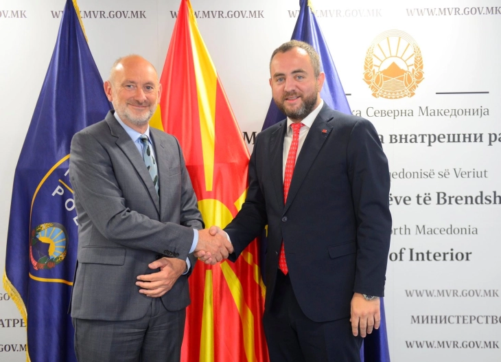 Тошковски - Гир: Продолжува поддршката на ЕУ во реформите и јакнење на капацитетите на македонската полиција