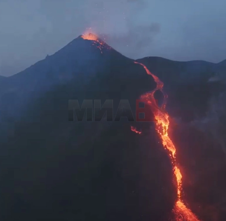 Erupsion i vullkanit Etna