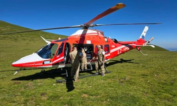Бугарија: Хеликоптер за итна медицинска помош ја изврши првата планинска спасувачка мисија на планината Ботев