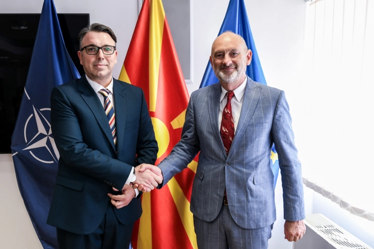 Justice Minister Filkov meets EU Ambassador Geer