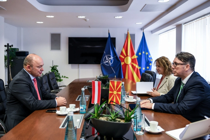 Justice Minister Filkov meets Austrian Ambassador Pammer 