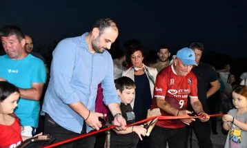 Градоначалникот Ѓорѓиевски го отвори новиот спортски комплекс „Бецко” во Драчево