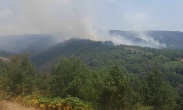 Се очекува „Ер трактори“ да се вклучат во гаснењето на пожарот на планината Огражден, на границата со Бугарија