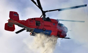 Daçiq: Një helikopter zjarrfikës Kamov K-32 me kapacitet pesë tonë ujë nesër në 9 e 30 minuta do të niset për Republikën e Maqedonisë së Veriut