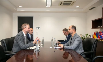 Средба на министерот Муртезани со претставници на Европската инвестициска банка