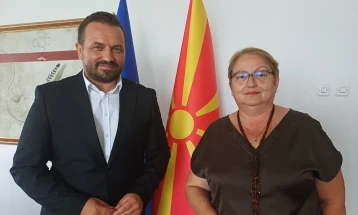 Takim i ministres Janevska me Marjan Gjurovskin, kryetar i Bordit për akreditim të arsimit të lartë