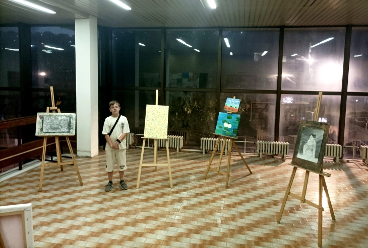 Отворена годишната изложба на младите таленти од ликовното студио на НУ Центар за култура Крива Паланка 