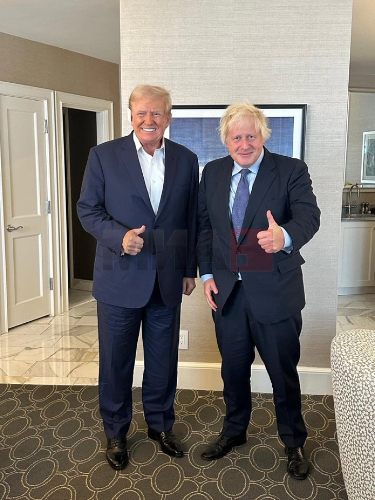 Boris Xhonsoni u takua me Trampin, nuk dyshon në vazhdimin e mbështetjes amerikane për Ukrainën