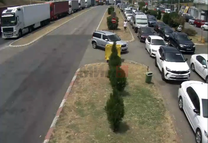 Për shkak të zjarrit është ndërprerë qarkullimi në VK Bogorodicë-Evzoni, automjetet orientohen në VK Dojran
